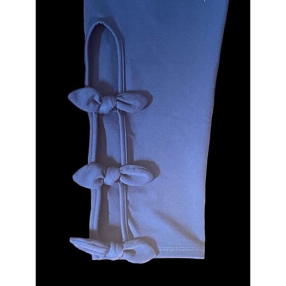 Lilly Pulitzer Luxletic Noelani Weekender Leggings Navy Size M EUC - Picture 3 of 7